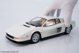 KK Scale - 1:18 Ferrari Testarossa Monospeccio 1984 'Miami Vice' White - Diecast Model