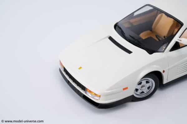 KK Scale - 1:18 Ferrari Testarossa Monospeccio 1984 'Miami Vice' White - Diecast Model