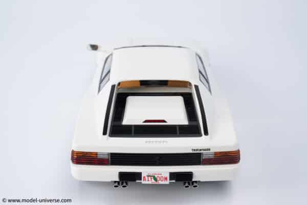 KK Scale - 1:18 Ferrari Testarossa Monospeccio 1984 'Miami Vice' White - Diecast Model