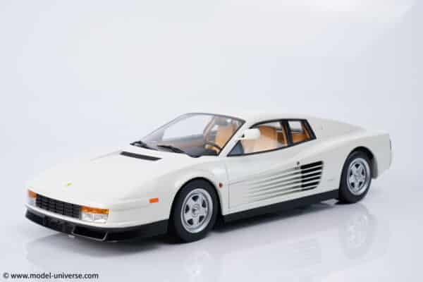 KK Scale - 1:18 Ferrari Testarossa Monospeccio 1984 'Miami Vice' White - Diecast Model
