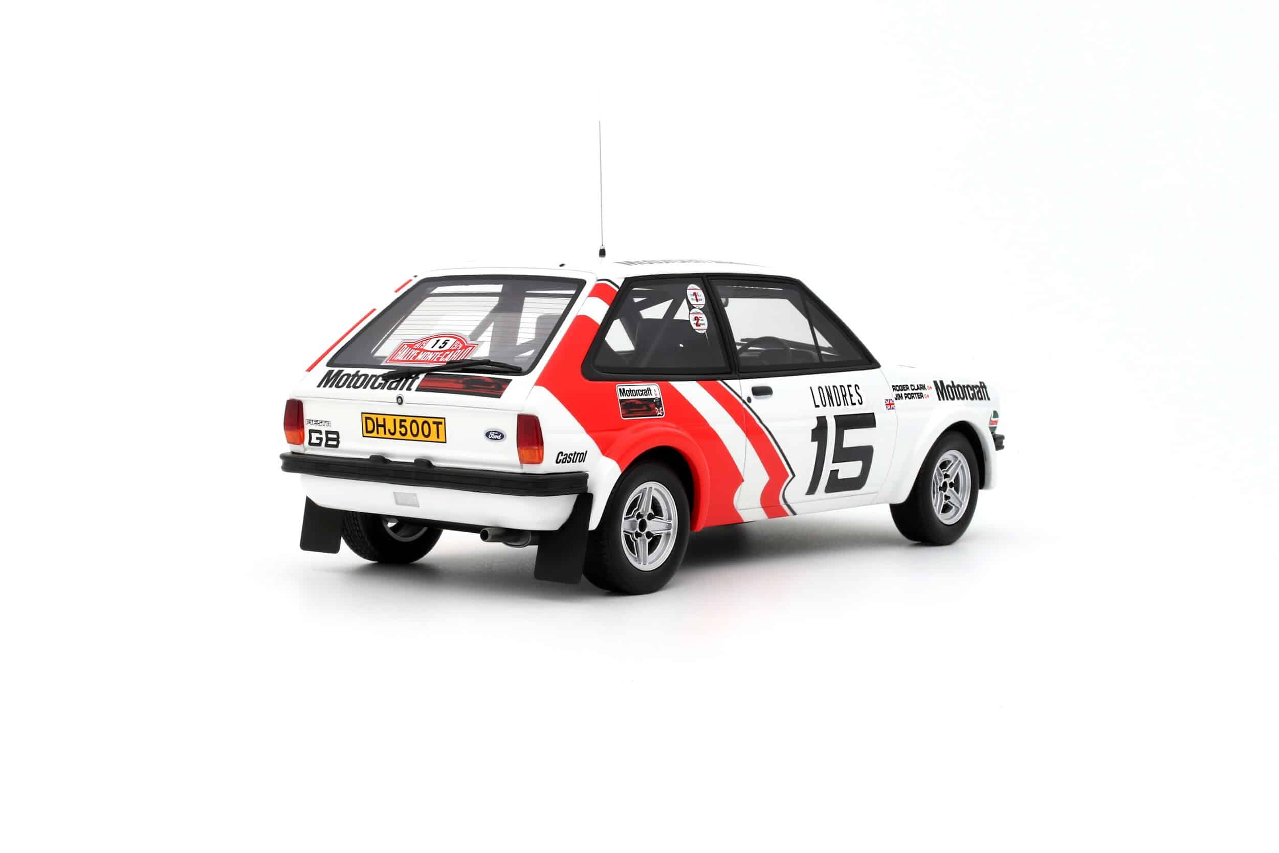 Otto Mobile 1:18 Ford Fiesta 1600 Gr.2 No.15 Roger Clark Monte Carlo Rally 1979 (OT1271) Limited Edition Resin Model 2 Otto Mobile 1:18 Ford Fiesta 1600 Gr.2 No.15 Roger Clark Monte Carlo Rally 1979 Limited Edition Resin Model