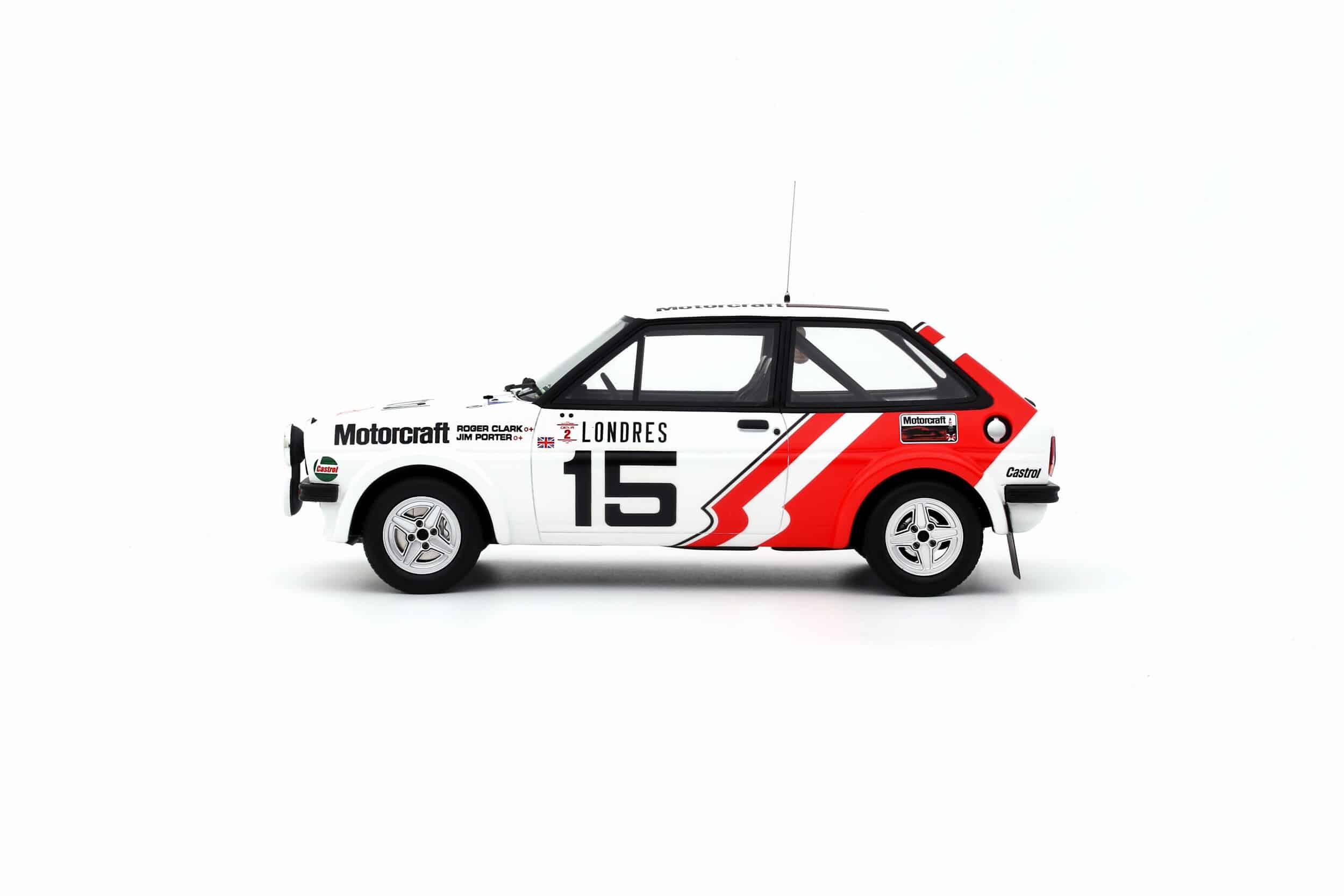 Otto Mobile 1:18 Ford Fiesta 1600 Gr.2 No.15 Roger Clark Monte Carlo Rally 1979 (OT1271) Limited Edition Resin Model 3 Otto Mobile 1:18 Ford Fiesta 1600 Gr.2 No.15 Roger Clark Monte Carlo Rally 1979 Limited Edition Resin Model