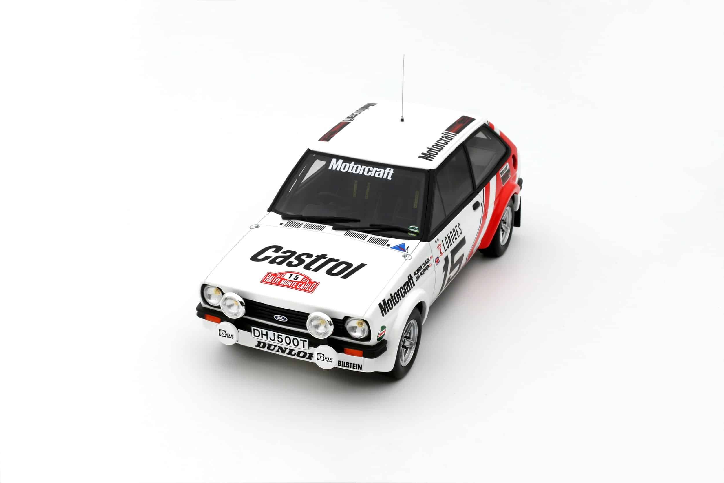 Otto Mobile 1:18 Ford Fiesta 1600 Gr.2 No.15 Roger Clark Monte Carlo Rally 1979 (OT1271) Limited Edition Resin Model 6 Otto Mobile 1:18 Ford Fiesta 1600 Gr.2 No.15 Roger Clark Monte Carlo Rally 1979 Limited Edition Resin Model