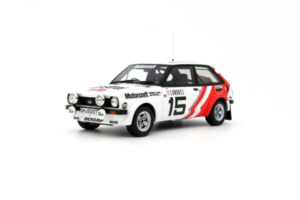 Otto Mobile 1:18 Ford Fiesta 1600 Gr.2 No.15 Roger Clark Monte Carlo Rally 1979 Limited Edition Resin Model