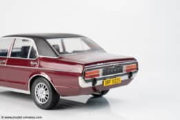 1:18 Ford Granada Mk1 Metallic Red/Matt Black (RHD) 1975 - UK Exclusive Edition - Diecast Model - MCG