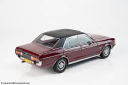 1:18 Ford Granada Mk1 Metallic Red/Matt Black (RHD) 1975 - UK Exclusive Edition - Diecast Model - MCG