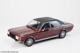 1:18 Ford Granada Mk1 Metallic Red/Matt Black (RHD) 1975 - UK Exclusive Edition - Diecast Model - MCG