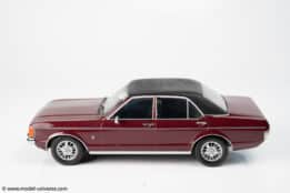 1:18 Ford Granada Mk1 Metallic Red/Matt Black (RHD) 1975 - UK Exclusive Edition - Diecast Model - MCG