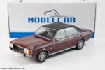 1:18 Ford Granada Mk1 Metallic Red/Matt Black (RHD) 1975 - UK Exclusive Edition - Diecast Model - MCG