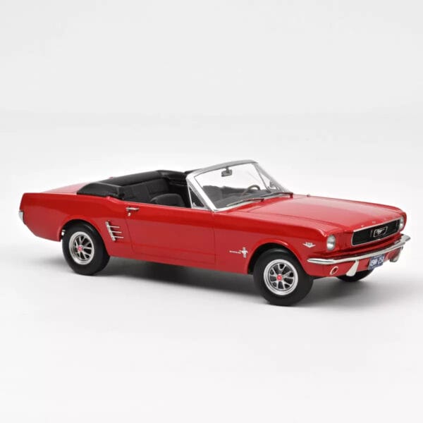 norev - 1:18 ford mustang convertible 1966 red