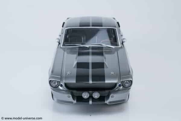 1:12 Ford Mustang Shelby GT500 Eleanor 1967 "Gone in 60 Seconds" Grey Metallic/Black - Diecast Model - KK Scale - Image 11