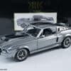 1:12 Ford Mustang Shelby GT500 Eleanor 1967 "Gone in 60 Seconds" Grey Metallic/Black - Diecast Model - KK Scale