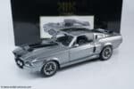 1:12 Ford Mustang Shelby GT500 Eleanor 1967 "Gone in 60 Seconds" Grey Metallic/Black - Diecast Model - KK Scale