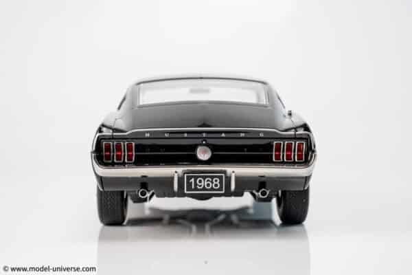 ford mustang gt fastback 1968 black 01