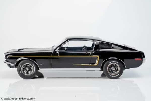 ford mustang gt fastback 1968 black 05