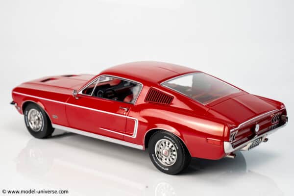 ford mustang gt fastback 1968 kk scale red 07