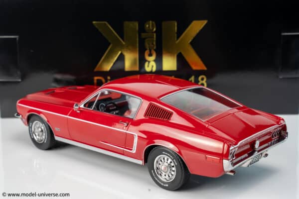 ford mustang gt fastback 1968 kk scale red 09