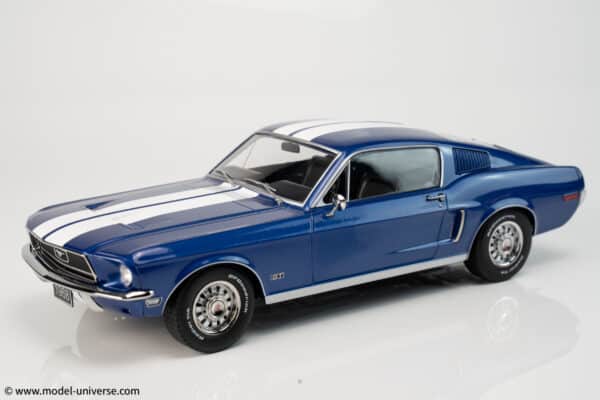 ford mustang gt fastback blue kk scale 08
