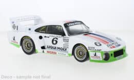 mcg - 1:18 porsche 935 j #6 liqui moly drm spa francorchamps 1980 r.stommelen diecast model