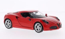 Welly 24048 Alfa Romeo 4C Red Diecast Model Car