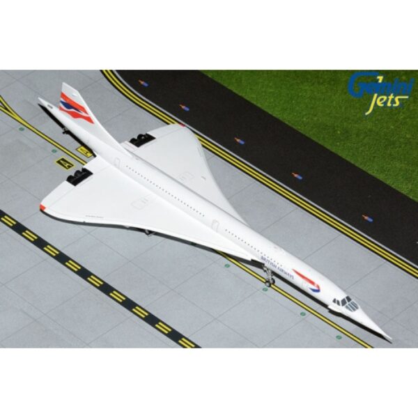 gemini jets - 1:200 british airways concorde (g-boaa) final livery (g2baw1069)