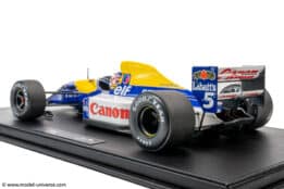 GP Replicas - 1:12 Williams Renault FW14B #5 Nigel Mansell Grand Slam British GP 1992 with Driver Figure - Limited Edition Resin Model