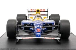 GP Replicas - 1:12 Williams Renault FW14B #5 Nigel Mansell Grand Slam British GP 1992 with Driver Figure - Limited Edition Resin Model