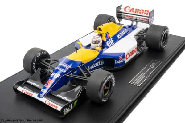 GP Replicas - 1:12 Williams Renault FW14B #5 Nigel Mansell Grand Slam British GP 1992 with Driver Figure - Limited Edition Resin Model