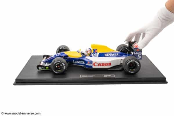 GP Replicas - 1:12 Williams Renault FW14B #5 Nigel Mansell Grand Slam British GP 1992 with Driver Figure - Limited Edition Resin Model