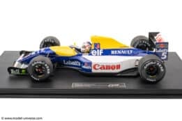 GP Replicas - 1:12 Williams Renault FW14B #5 Nigel Mansell Grand Slam British GP 1992 with Driver Figure - Limited Edition Resin Model