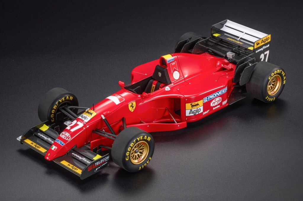 Pre-Order the 1:12 Ferrari 412 T2 1995 F1 Car by GP Replicas 1 GP Replicas - 1:12 Ferrari 412 T2 No.27 Jean Alesi Winner Canadian GP 1995 - Limited Edition Resin Model