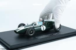 GP Replicas - 1:18 Cooper T53 #1 Jack Brabham Pole/Winner British GP Silverstone 1960 w/Driver - Limited Edition Resin Model