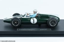 GP Replicas - 1:18 Cooper T53 #1 Jack Brabham Pole/Winner British GP Silverstone 1960 w/Driver - Limited Edition Resin Model