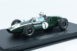 GP Replicas - 1:18 Cooper T53 #1 Jack Brabham Pole/Winner British GP Silverstone 1960 w/Driver - Limited Edition Resin Model