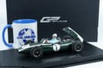 GP Replicas - 1:18 Cooper T53 #1 Jack Brabham Pole/Winner British GP Silverstone 1960 w/Driver - Limited Edition Resin Model