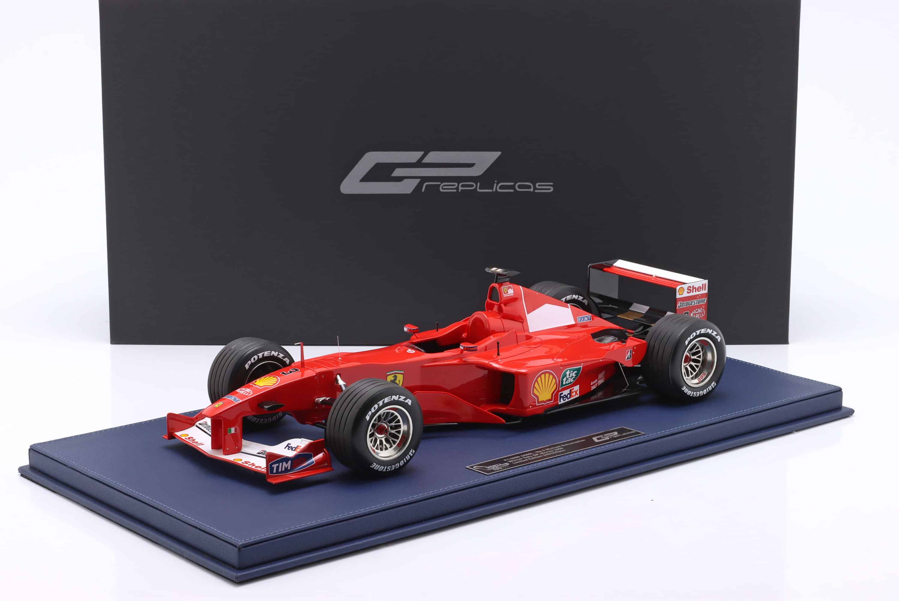 GP Replicas - 1:12 Ferrari F1-2000 No.3 Michael Schumacher Winner Italian GP 2000 - Special Monza Limited Edition Resin Model