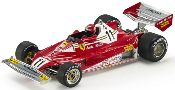 Ferrari 312 t2 #11 Niki Lauda Second place Monaco GP 1977 (Driver Figure)