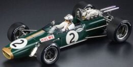 Brabham BT24 #2 Denny Hulme 3rd Mexico GP 1967 w/Figurine