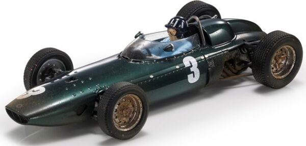 BRM P57 #3 Graham Hill Winner South Africa Dirty Version w/Figure