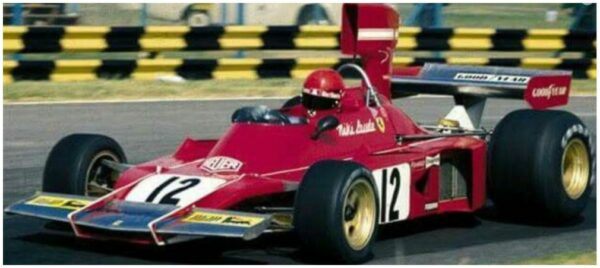GP Replicas - 1:18 Ferrari 312B3 #12 Niki Lauda 2nd Argentine GP 1974 w/Driver