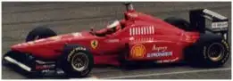 GP Replicas - 1:18 Ferrari F310/2 #1 Michael Schumacher 1er SPA-Francorchamps 1996 avec/pilote