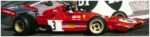 GP Replicas - 1:43 Ferrari 312B3 #3 Jacky Ickx Monaco GP 1973