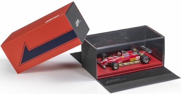 Ferrari 126 C2 #27 G.Villeneuve Zolder GP 1982 w/Front Wing and Figure (250pcs)