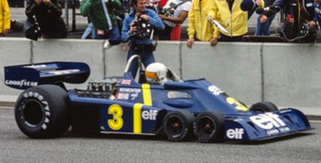 gp replicas - 1:18 tyrrell p34 #3 jody scheckter pole/winner sweden gp anderstorp 1976