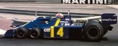 gp replicas - 1:18 tyrrell p34 #4 patrick depailler 3rd monaco gp 1976