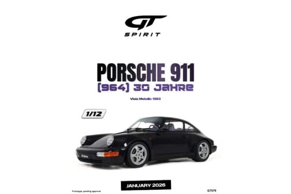 Latest arrivals & pre-orders at model‑universe.com – 17 August 2025, including Koenigsegg Agera S by FrontiArt, Ferrari 499P & 296 LMGT3 by Looksmart, and much more 70 GT Spirit - 1:12 Porsche 911 (964) 30 Jahre Viola Metallic 1993 - Limited Edition Resin Model