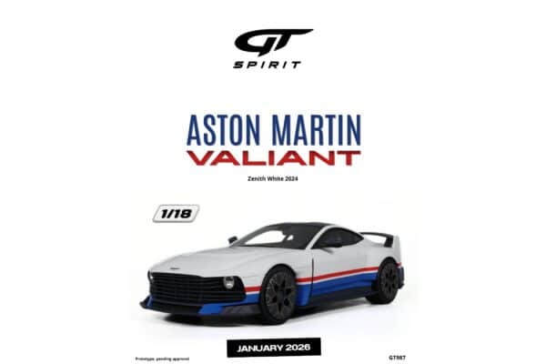 Latest arrivals & pre-orders at model‑universe.com – 17 August 2025, including Koenigsegg Agera S by FrontiArt, Ferrari 499P & 296 LMGT3 by Looksmart, and much more 85 GT Spirit - 1:18 Aston Martin Valiant Zenith White 2024 - Limited Edition Resin Model