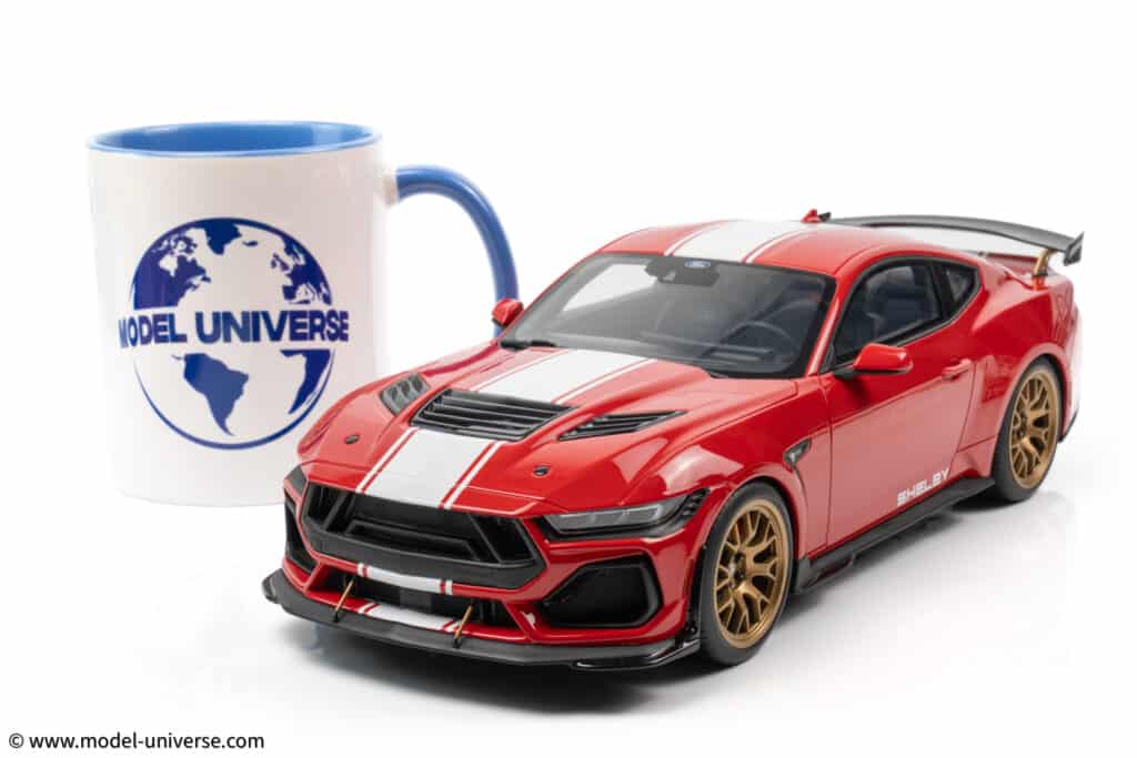 Latest arrivals at model-universe.com - 22 July 2025 : including Audi R8's by Keng Fai, AMG's by i-scale, Porsche 911's by Minichamps and much more.. 15 GT Spirit 1:18 Ford Shelby Mustang Supersnake Red 2025 (GT531) - Limited Edition Resin Model