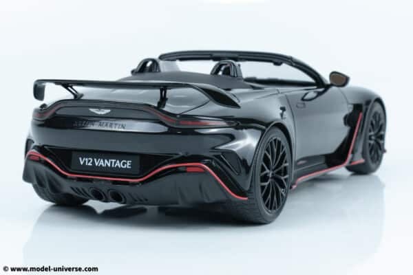 GT Spirit 1:18 Aston Martin V12 Vantage Roadster Onyx Black 2023 (GT923) - Limited Edition Resin Model