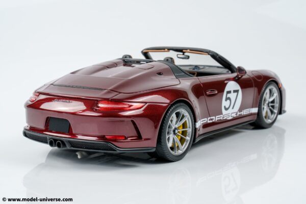 GT Spirit - 1:18 Porsche 911 (991.2) Speedster "Heritage Edition" Cherry Metallic 2019 - Limited Edition Resin Model 21 GT Spirit - 1:18 Porsche 911 (991.2) Speedster